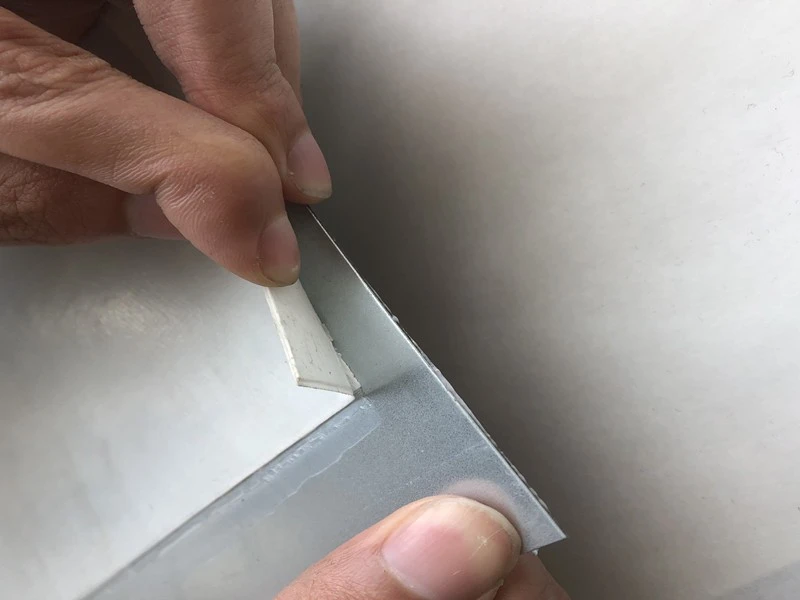 Hot Melt Adhesive Film With Modified Properties For Stick The Pp Board And Steel Board.
